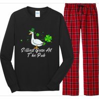 Silliest Goose At The Pub St. Patrick’s Day Long Sleeve Pajama Set