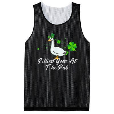 Silliest Goose At The Pub St. Patrick’s Day Mesh Reversible Basketball Jersey Tank