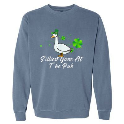 Silliest Goose At The Pub St. Patrick’s Day Garment-Dyed Sweatshirt