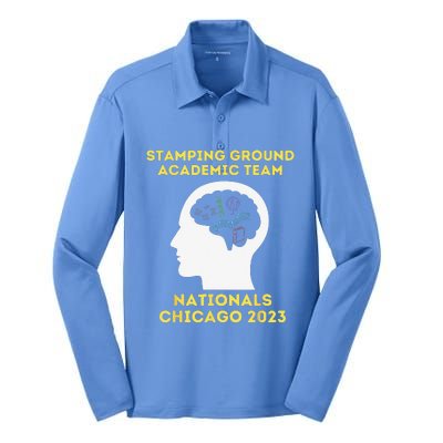 Stamping Ground Academic Team Silk Touch Performance Long Sleeve Polo