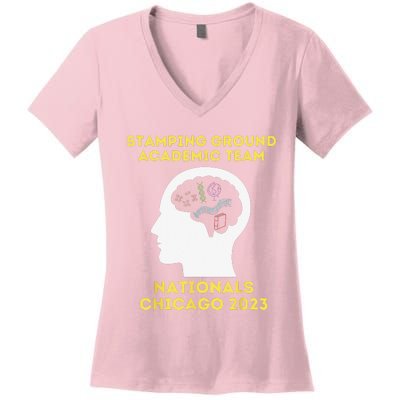 Stamping Ground Academic Team Women's V-Neck T-Shirt