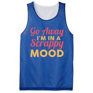 Scrapbook Go Away Scrappy Mood Scrapbooking Gift Mesh Reversible Basketball Jersey Tank