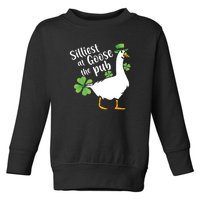 Silliest Goose At The Pub St. Patrick’s Day Toddler Sweatshirt