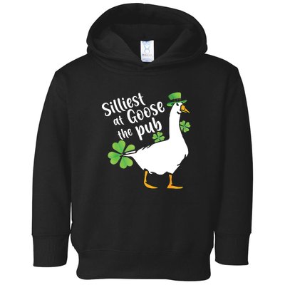 Silliest Goose At The Pub St. Patrick’s Day Toddler Hoodie