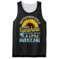 September Girl Birthday Mesh Reversible Basketball Jersey Tank