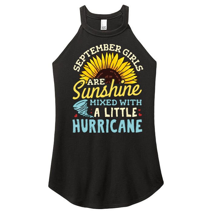 September Girl Birthday Women’s Perfect Tri Rocker Tank