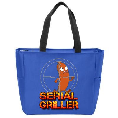 Serial Griller Barbecue Father's Day Barbecue 'S Day Dad Gift Zip Tote Bag