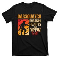 Sasquatch Gasquatch Breakin Hearts Rippin Fart Bigfoot T-Shirt