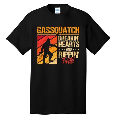 Sasquatch Gasquatch Breakin Hearts Rippin Fart Bigfoot Tall T-Shirt