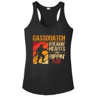 Sasquatch Gasquatch Breakin Hearts Rippin Fart Bigfoot Ladies PosiCharge Competitor Racerback Tank