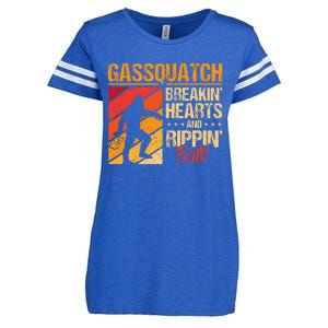 Sasquatch Gasquatch Breakin Hearts Rippin Fart Bigfoot Enza Ladies Jersey Football T-Shirt