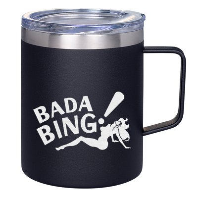 Sexy Girl Bada Bam 12oz Stainless Steel Coffee Mug