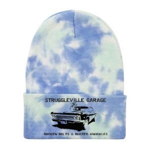 Struggleville Garage Broken Bolts & Busted Knuckles Tie Dye 12in Knit Beanie