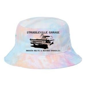 Struggleville Garage Broken Bolts & Busted Knuckles Tie Dye Newport Bucket Hat