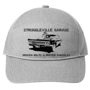 Struggleville Garage Broken Bolts & Busted Knuckles 7-Panel Snapback Hat