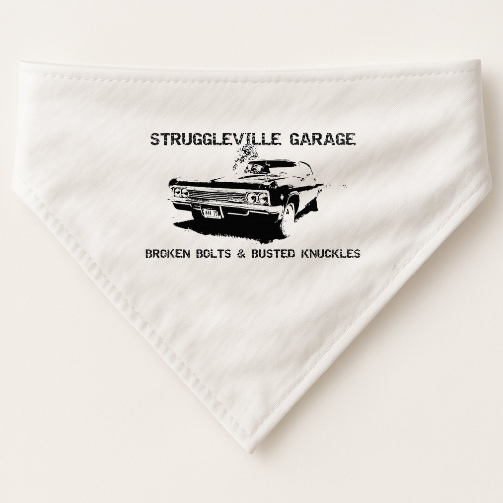 Struggleville Garage Broken Bolts & Busted Knuckles USA-Made Doggie Bandana
