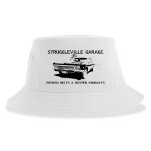 Struggleville Garage Broken Bolts & Busted Knuckles Sustainable Bucket Hat