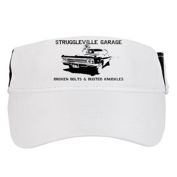 Struggleville Garage Broken Bolts & Busted Knuckles Adult Drive Performance Visor