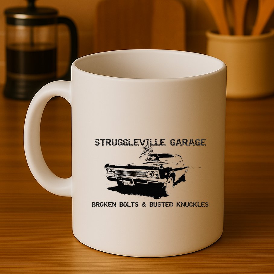 Struggleville Garage Broken Bolts & Busted Knuckles Mug