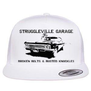 Struggleville Garage Broken Bolts & Busted Knuckles Flat Bill Trucker Hat