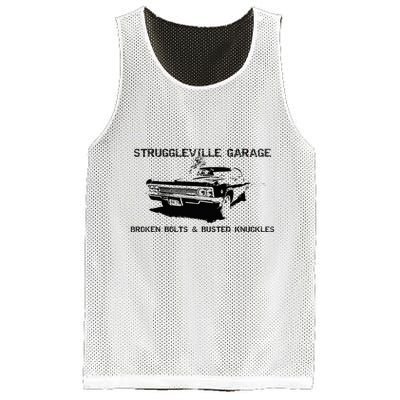 Struggleville Garage Broken Bolts & Busted Knuckles Mesh Reversible Basketball Jersey Tank
