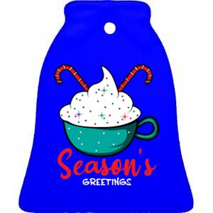 Season Greetings Baker Funny Gift Ceramic Bell Ornament