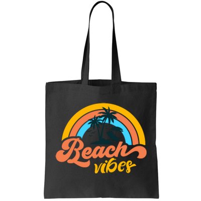 Summer Groovy Beach Vibes Tote Bag