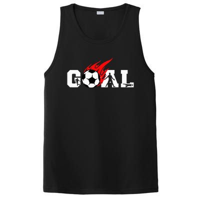 Soccer Goal Ball On Fire PosiCharge Competitor Tank