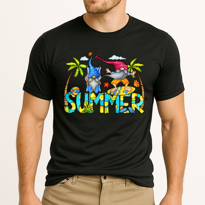 Summer Gnomes Beach Cooling Performance Crew T-Shirt