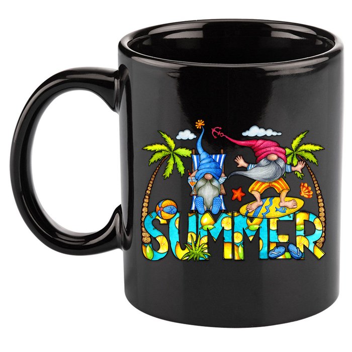 Summer Gnomes Beach 11oz C Handle Ceramic Mug
