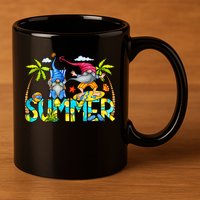 Summer Gnomes Beach 11oz C Handle Ceramic Mug