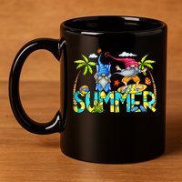 Summer Gnomes Beach 11oz C Handle Ceramic Mug
