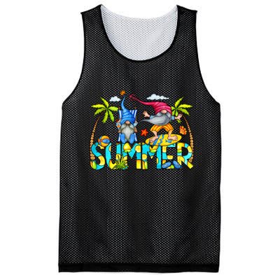 Summer Gnomes Beach Mesh Reversible Basketball Jersey Tank