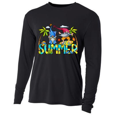 Summer Gnomes Beach Cooling Performance Long Sleeve Crew