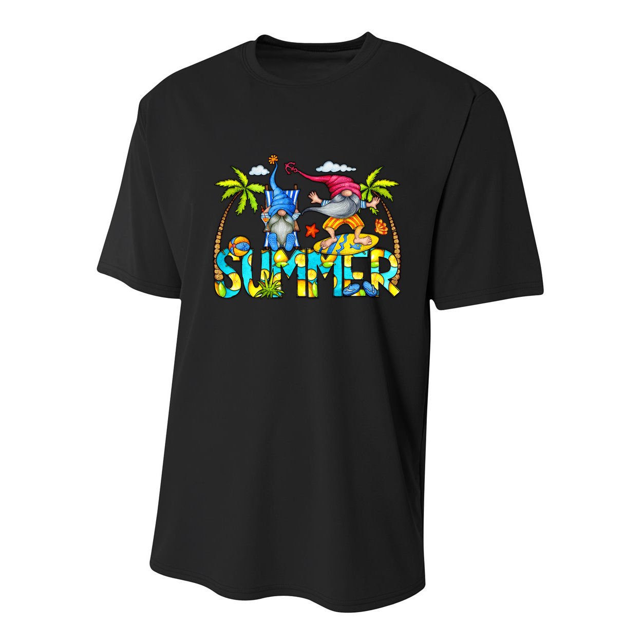 Summer Gnomes Beach Youth Performance Sprint T-Shirt