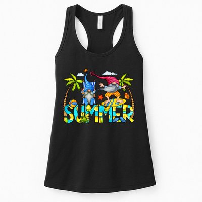Summer Gnomes Beach Womens Tank Top