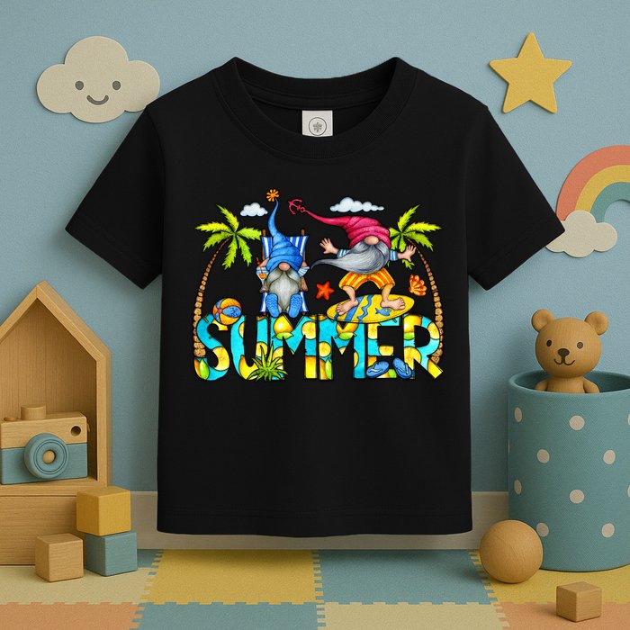 Summer Gnomes Beach Toddler T-Shirt