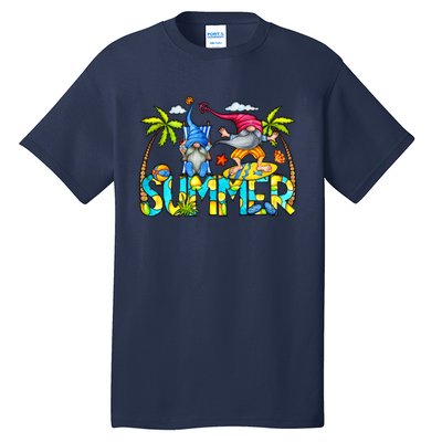 Summer Gnomes Beach Tall T-Shirt