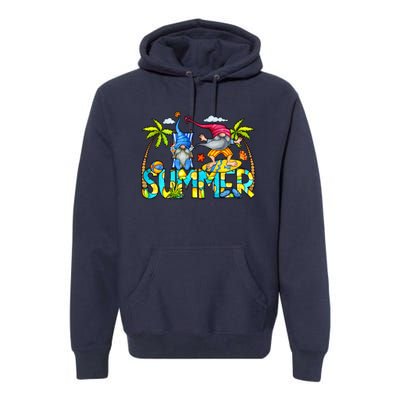 Summer Gnomes Beach Premium Hoodie