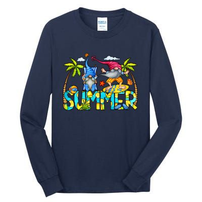 Summer Gnomes Beach Tall Long Sleeve T-Shirt