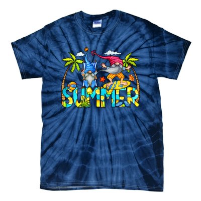 Summer Gnomes Beach Tie-Dye T-Shirt