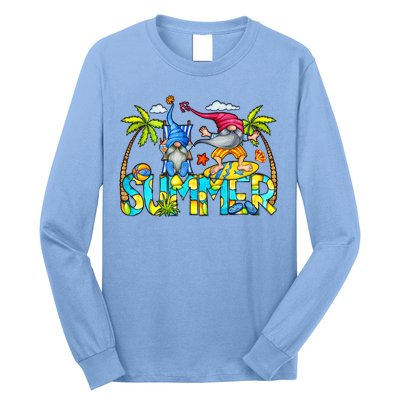 Summer Gnomes Beach Long Sleeve Shirt