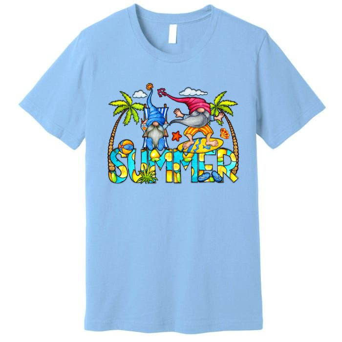 Summer Gnomes Beach Premium T-Shirt