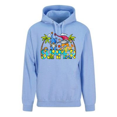 Summer Gnomes Beach Unisex Surf Hoodie