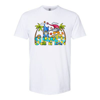 Summer Gnomes Beach Softstyle CVC T-Shirt