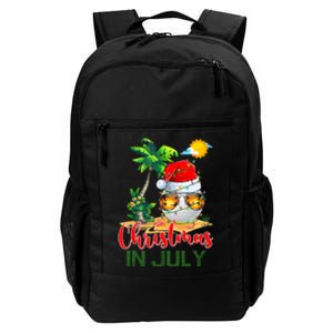 Santa Golf Ball Sunglasses & Xmas Lights Christmas In July Tank Top Daily Commute Backpack