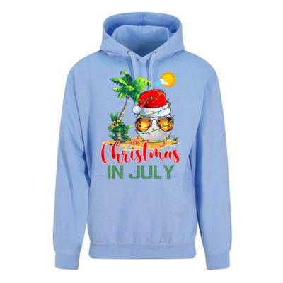 Santa Golf Ball Sunglasses & Xmas Lights Christmas In July Tank Top Unisex Surf Hoodie