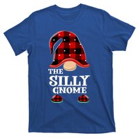 Silly Gnome Buffalo Plaid Funny Christmas Matching Family Great Gift T-Shirt