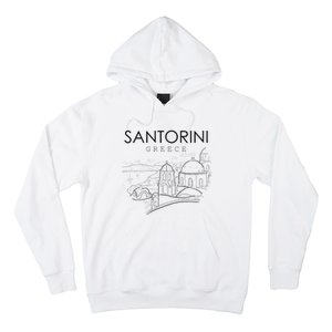 Santorini Greece Beach Graphic Ellada Greek Family Hoodie