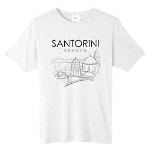 Santorini Greece Beach Graphic Ellada Greek Family Tall Fusion ChromaSoft Performance T-Shirt